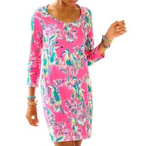 Lilly Pulitzer dragon fruit dress.